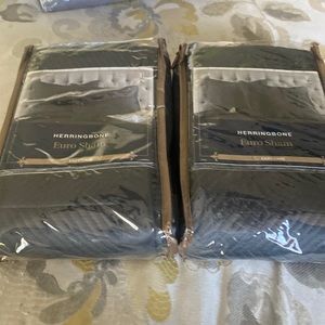 Herringbone euro sham